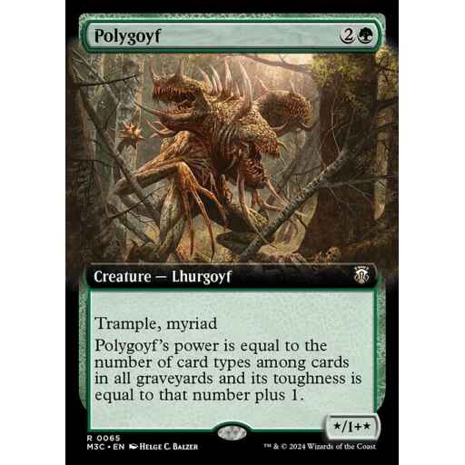Modern Horizons 3 Commander - 65 - Polygoyf - Rare - G - Foil