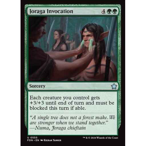 Foundations - 555 - Joraga Invocation - Uncommon - G - Non-foil
