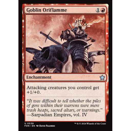 Foundations - 539 - Goblin Oriflamme - Uncommon - R - Non-foil