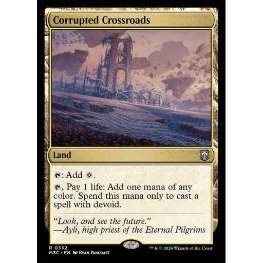 Modern Horizons 3 Commander - 332 - Corrupted Crossroads - Rare - C - Non-foil