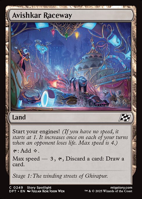Aetherdrift - 249 - Avishkar Raceway - Common - C - Foil