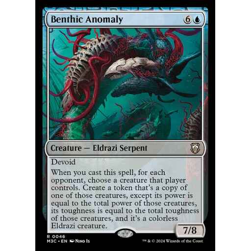 Modern Horizons 3 Commander - 46 - Benthic Anomaly - Rare - C - Foil