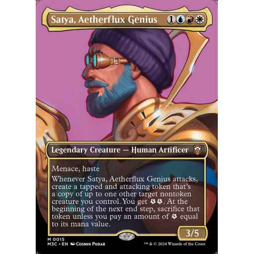 Modern Horizons 3 Commander - 15 - Satya, Aetherflux Genius - Mythic - Multi - Non-foil