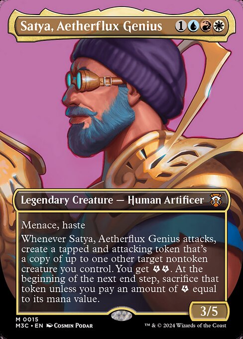 Modern Horizons 3 Commander - 15 - Satya, Aetherflux Genius - Mythic - Multi - Non-foil