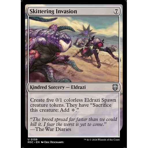 Modern Horizons 3 Commander - 159 - Skittering Invasion - Uncommon - C - Non-foil