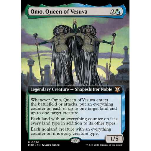 Modern Horizons 3 Commander - 30 - Omo, Queen of Vesuva - Mythic - UG - Foil