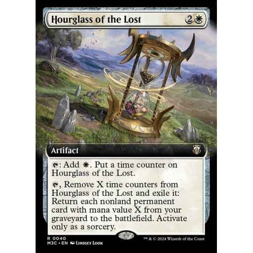 Modern Horizons 3 Commander - 40 - Hourglass of the Lost - Rare - W - Foil