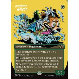 Aetherdrift - 344 - District Mascot - Rare - G - Foil