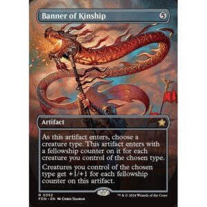 Foundations - 352 - Banner of Kinship - Rare - C - Foil