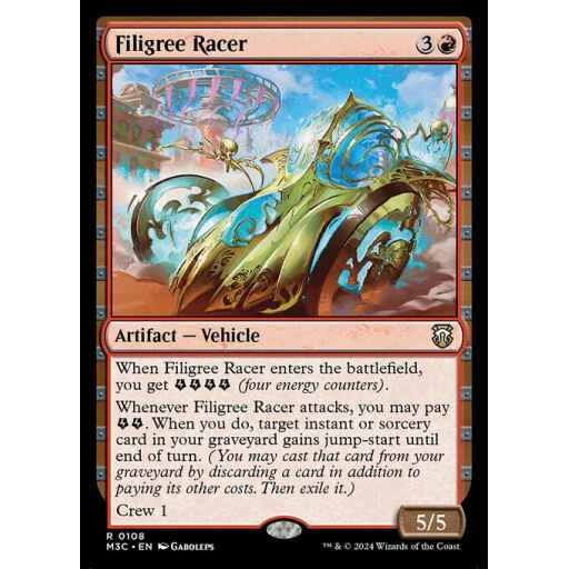 Modern Horizons 3 Commander - 108 - Filigree Racer - Rare - R - Non-foil