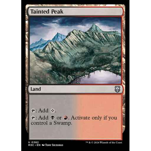 Modern Horizons 3 Commander - 382 - Tainted Peak - Uncommon - C - Non-foil