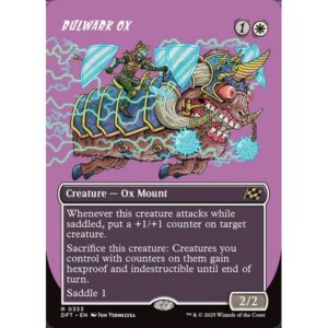 Aetherdrift - 333 - Bulwark Ox - Rare - W - Foil
