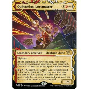 March of the Machine - 314 - Quintorius, Loremaster - Rare - WR - Non-foil