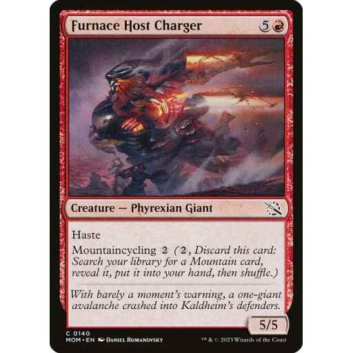 March of the Machine - 140 - Furnace Host Charger - Common - R - Non-foil