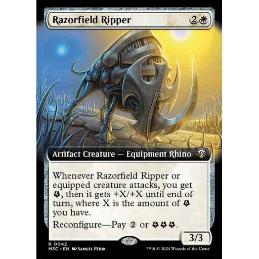 Modern Horizons 3 Commander - 42 - Razorfield Ripper - Rare - W - Foil
