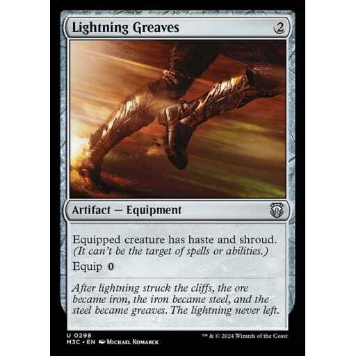 Modern Horizons 3 Commander - 298 - Lightning Greaves - Uncommon - C - Non-foil