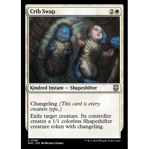 Modern Horizons 3 Commander - 168 - Crib Swap - Uncommon - W - Foil