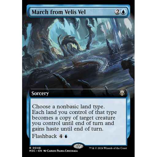 Modern Horizons 3 Commander - 48 - March from Velis Vel - Rare - U - Non-foil