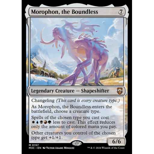 Modern Horizons 3 Commander - 157 - Morophon, the Boundless - Mythic - C - Foil