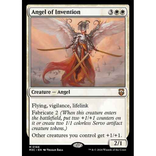 Modern Horizons 3 Commander - 166 - Angel of Invention - Mythic - W - Foil