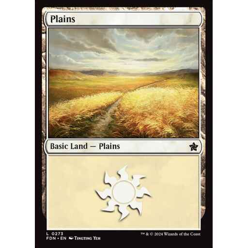 Foundations - 273 - Plains - Common - C - Foil