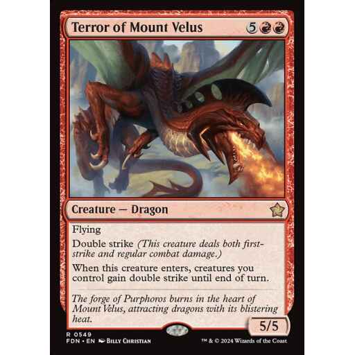 Foundations - 549 - Terror of Mount Velus - Rare - R - Non-foil