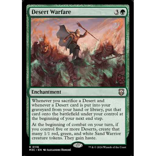 Modern Horizons 3 Commander - 116 - Desert Warfare - Rare - G - Non-foil