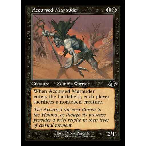 Modern Horizons 3 - 405 - Accursed Marauder - Common - B - Non-foil