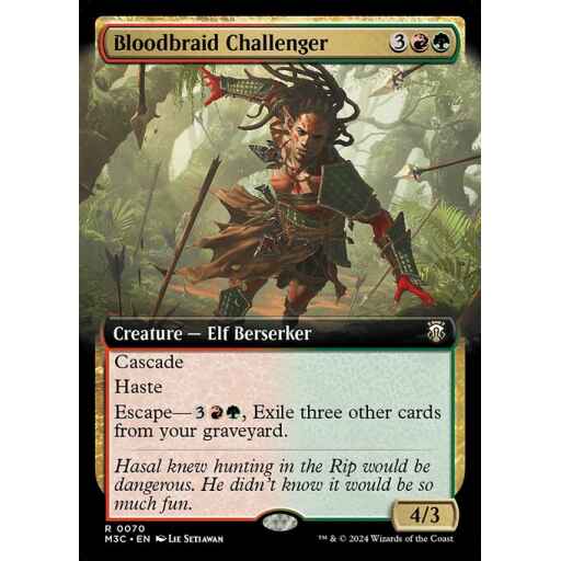 Modern Horizons 3 Commander - 70 - Bloodbraid Challenger - Rare - RG - Non-foil