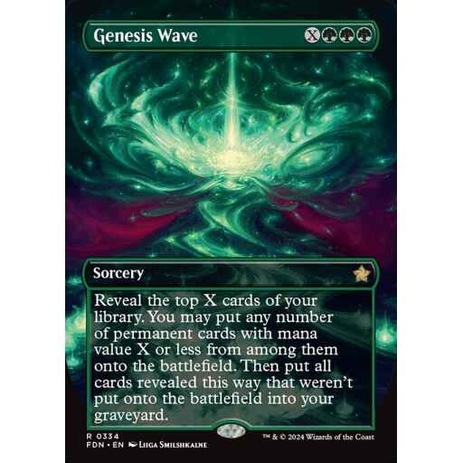 Foundations - 334 - Genesis Wave - Rare - G - Non-foil