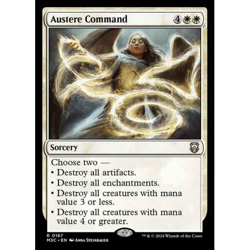 Modern Horizons 3 Commander - 167 - Austere Command - Rare - W - Non-foil