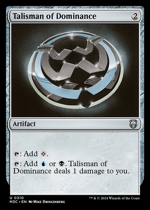Modern Horizons 3 Commander - 310 - Talisman of Dominance - Uncommon - C - Non-foil