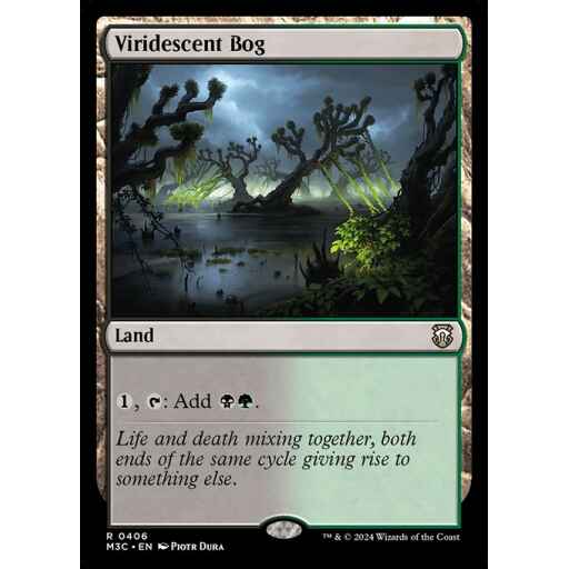 Modern Horizons 3 Commander - 406 - Viridescent Bog - Rare - C - Non-foil