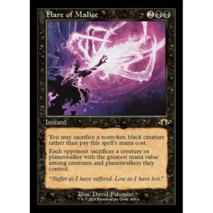 Modern Horizons 3 - 408 - Flare of Malice - Rare - B - Foil