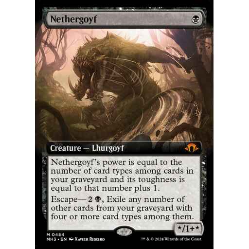Modern Horizons 3 - 454 - Nethergoyf - Mythic - B - Foil