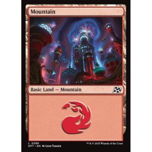 Aetherdrift - 288 - Mountain - Common - C - Foil