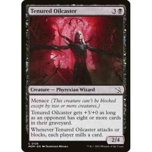 March of the Machine - 126 - Tenured Oilcaster - Common - B - Foil