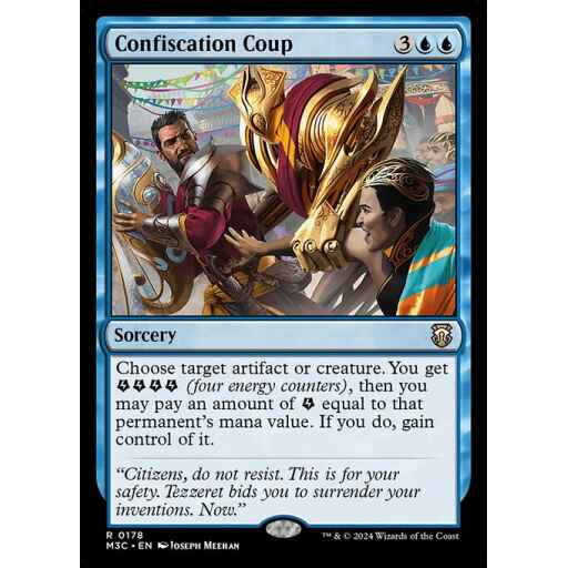 Modern Horizons 3 Commander - 178 - Confiscation Coup - Rare - U - Foil