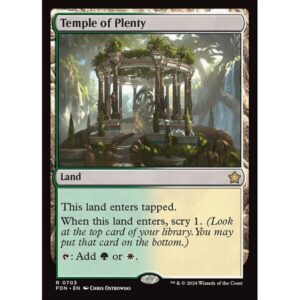 Foundations - 703 - Temple of Plenty - Rare - C - Non-foil