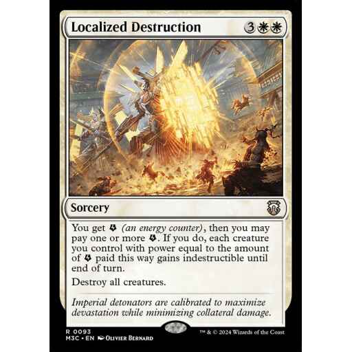 Modern Horizons 3 Commander - 93 - Localized Destruction - Rare - W - Non-foil
