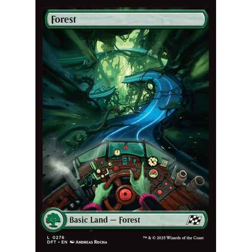 Aetherdrift - 276 - Forest - Common - C - Foil