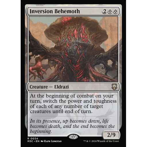Modern Horizons 3 Commander - 34 - Inversion Behemoth - Rare - C - Non-foil