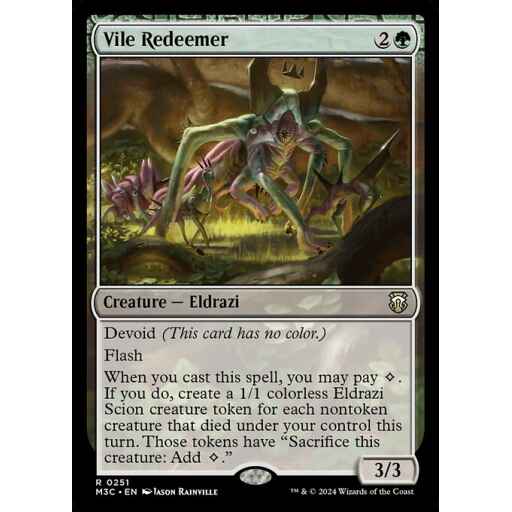 Modern Horizons 3 Commander - 251 - Vile Redeemer - Rare - C - Non-foil
