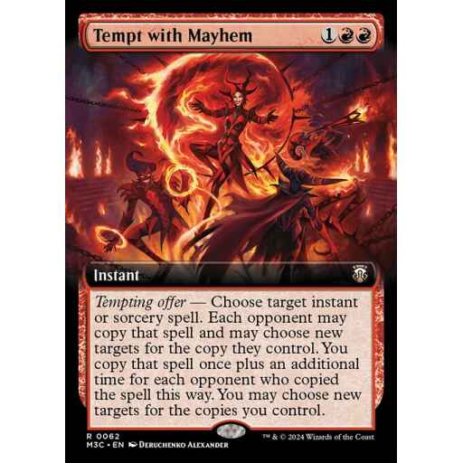 Modern Horizons 3 Commander - 62 - Tempt with Mayhem - Rare - R - Non-foil