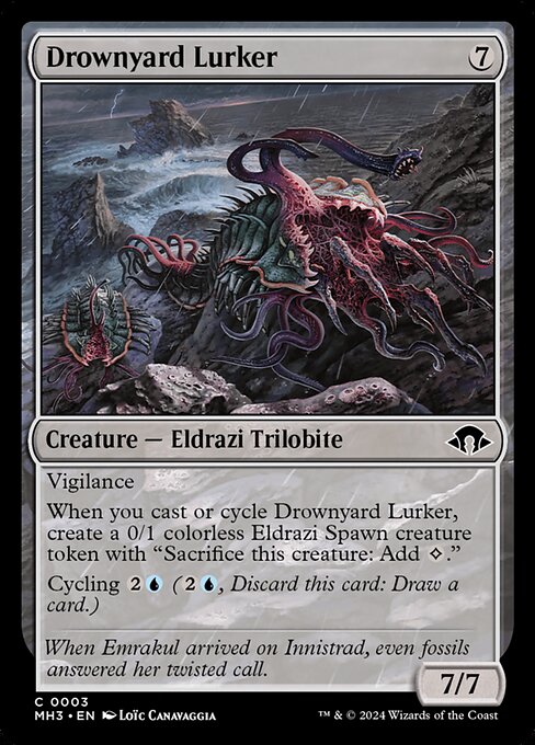Modern Horizons 3 - 3 - Drownyard Lurker - Common - C - Foil