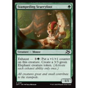 Aetherdrift - 181 - Stampeding Scurryfoot - Common - G - Non-foil