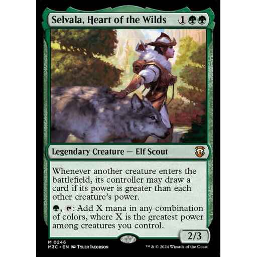 Modern Horizons 3 Commander - 246 - Selvala, Heart of the Wilds - Mythic - G - Non-foil