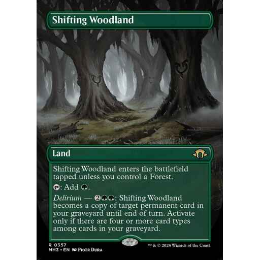 Modern Horizons 3 - 357 - Shifting Woodland - Rare - C - Non-foil