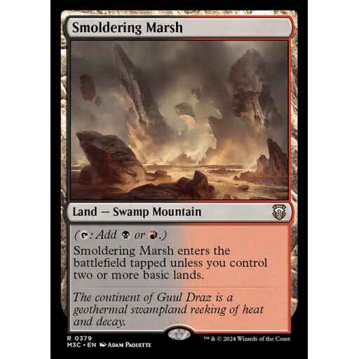 Modern Horizons 3 Commander - 379 - Smoldering Marsh - Rare - C - Non-foil