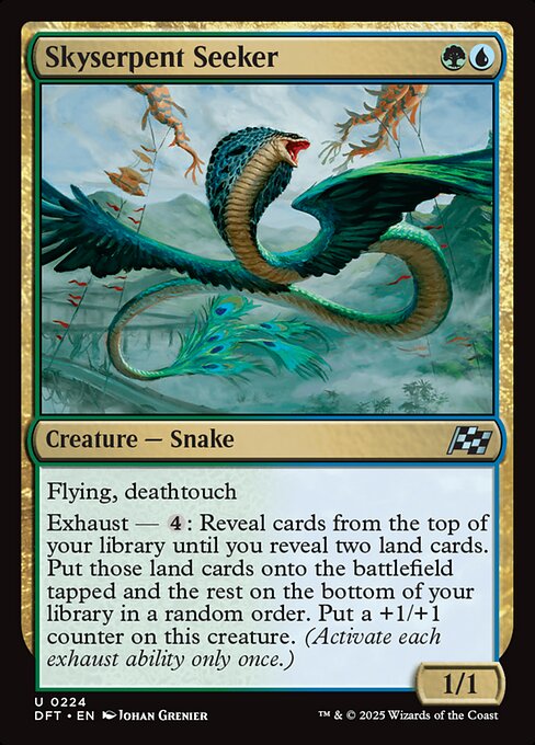 Aetherdrift - 224 - Skyserpent Seeker - Uncommon - UG - Foil